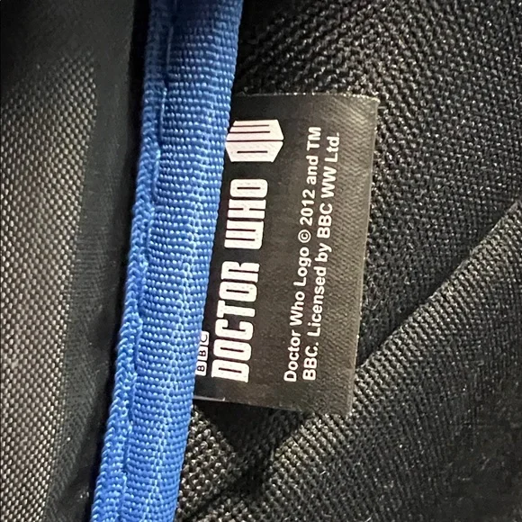 Hot Topic Blue Tardis Police Box Backpack Dr Who - Picture 4 of 7